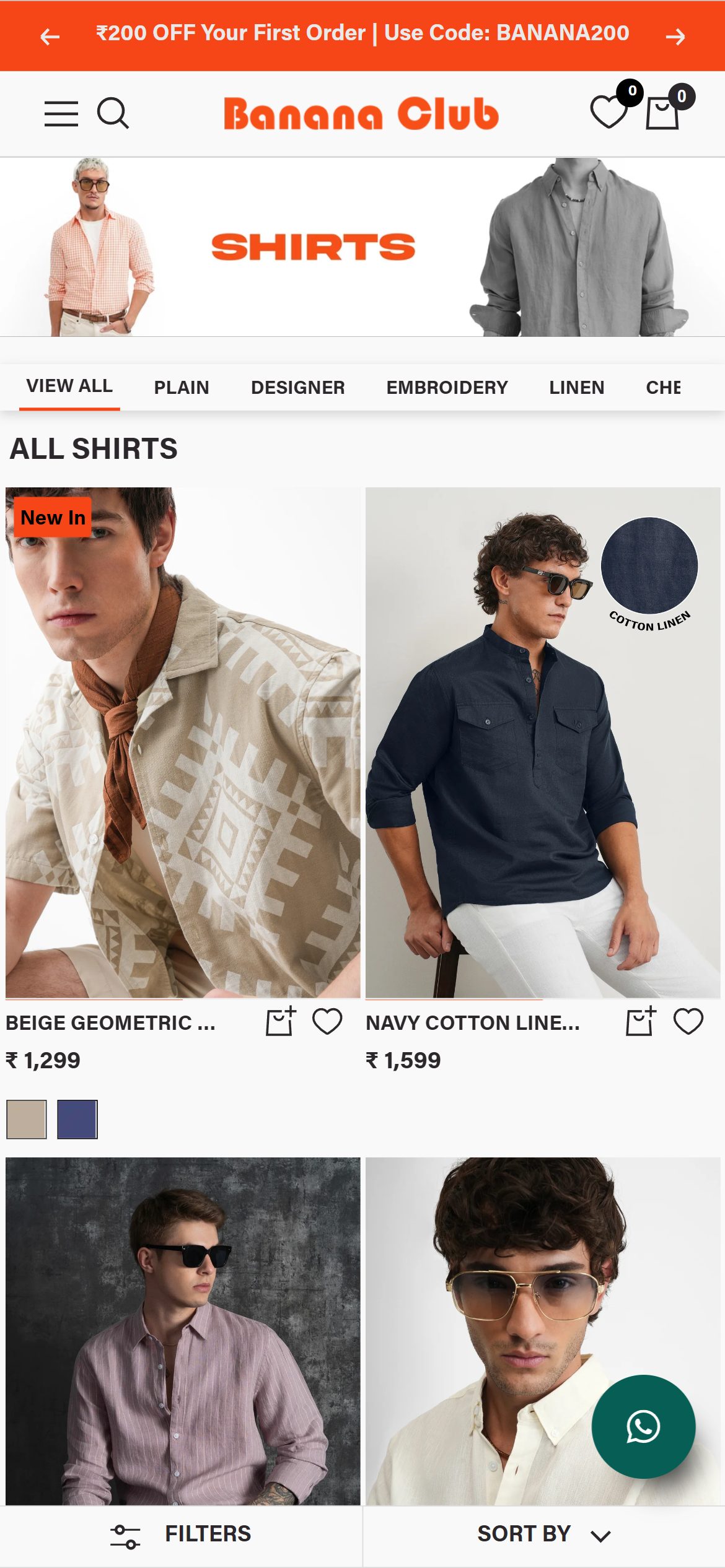 Old Banana Club shirts list